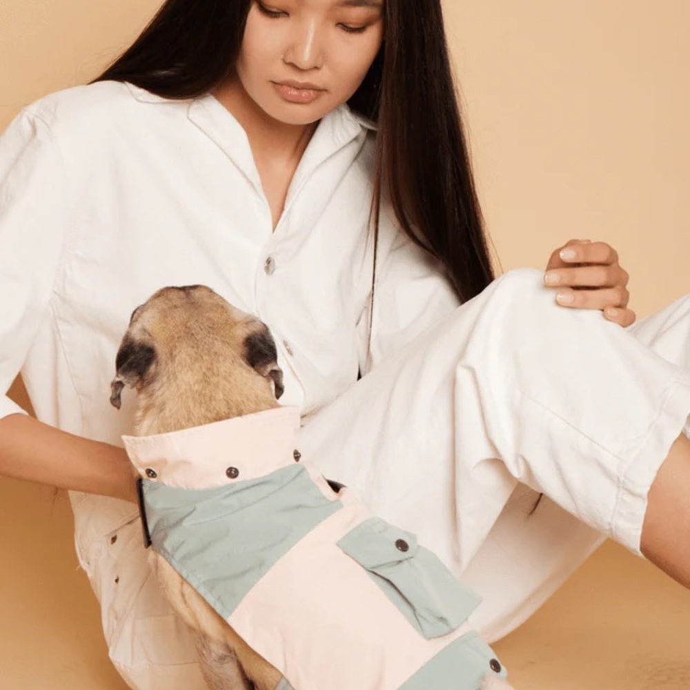 NWT Chic Dog Raincoat - Baby Pink